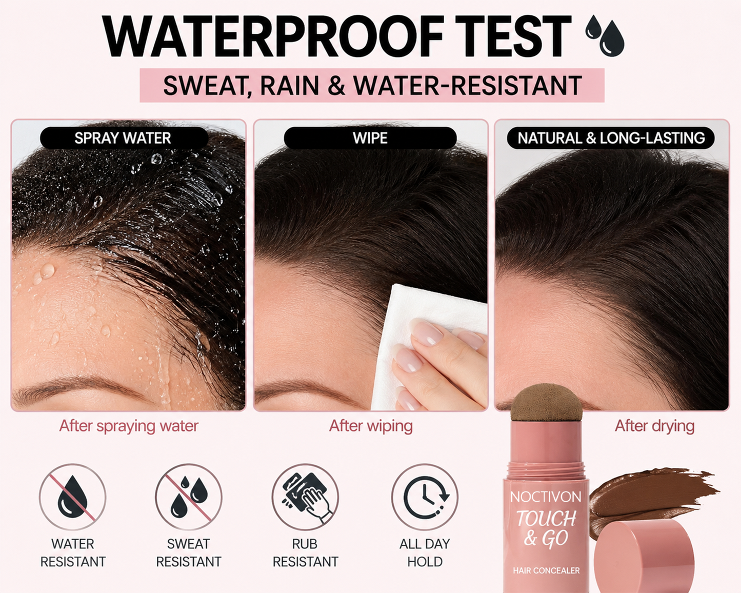 NOCTIVON® Touch & Go Hair Concealer