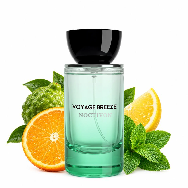 Voyage Breeze Extrait De Parfum - Long Lasting Citrus Fruity Fragrance (50ml/100ml)