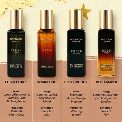 Men's Perfume Gift Set – 4-Piece Eau de Parfum Mini Set