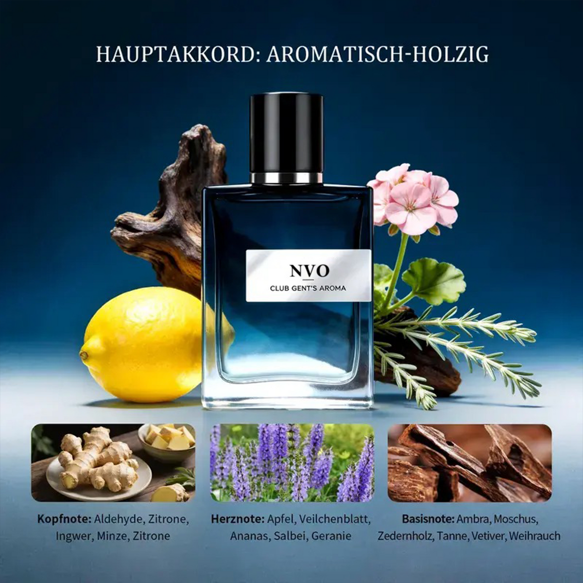 NVO Men's Fragrance Set – Marine & Club
