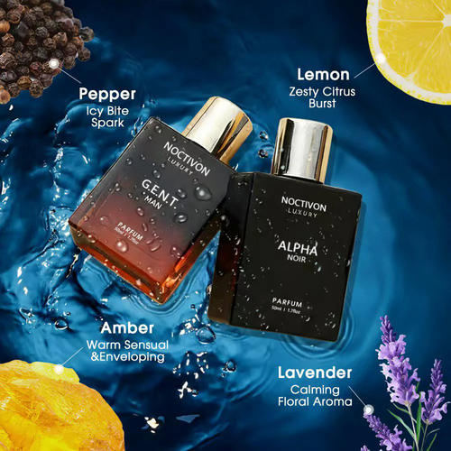 Men's Fragrance Set – 2-Piece Woody & Amber Cologne Duo