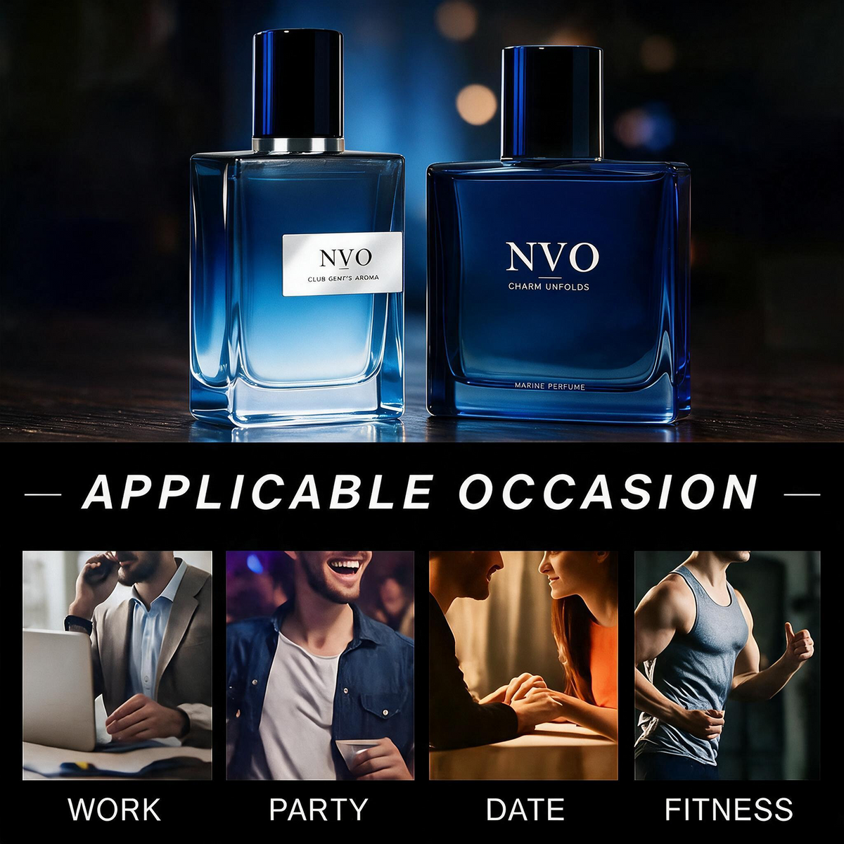 NVO Men's Fragrance Set – Marine & Club