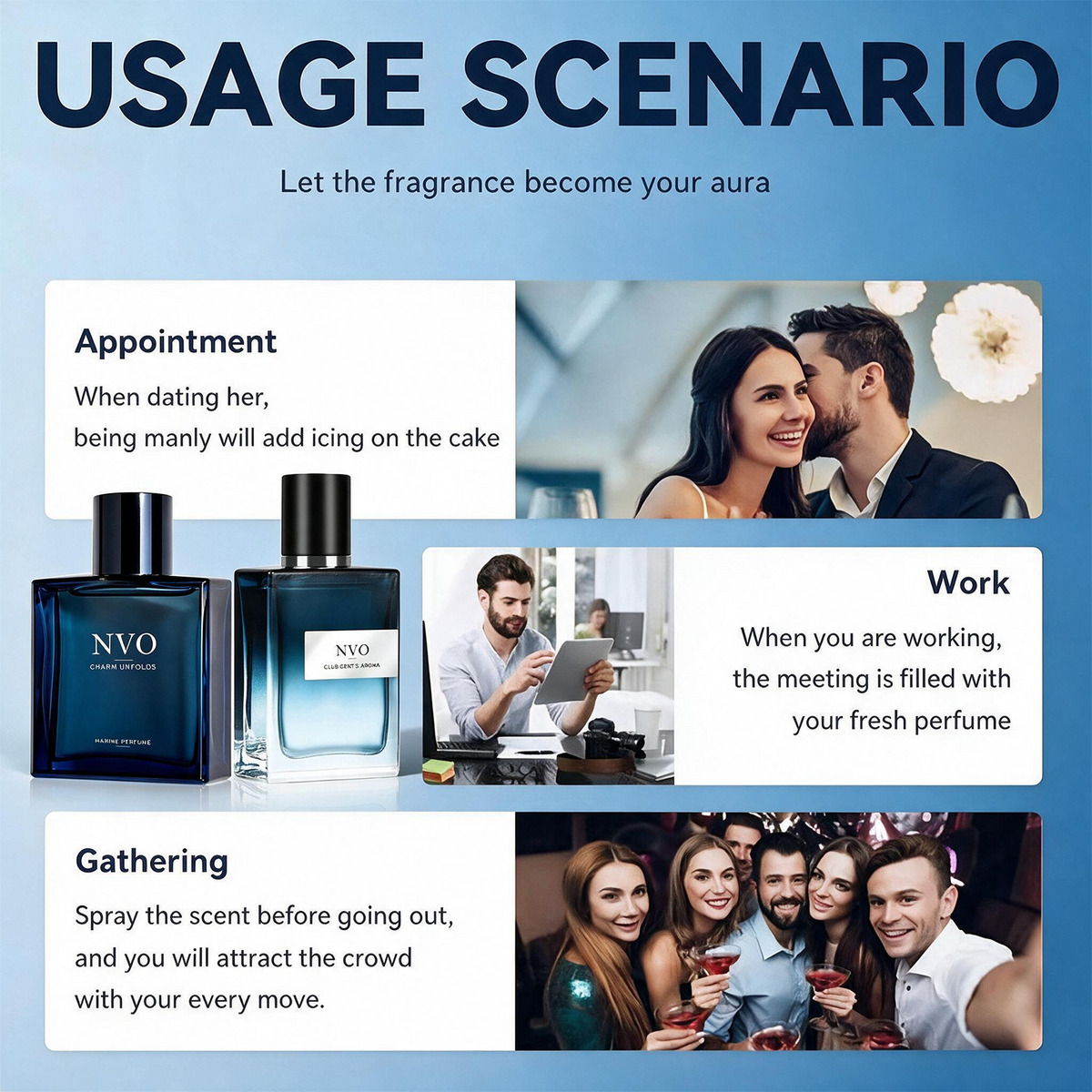 NVO Men's Fragrance Set – Marine & Club